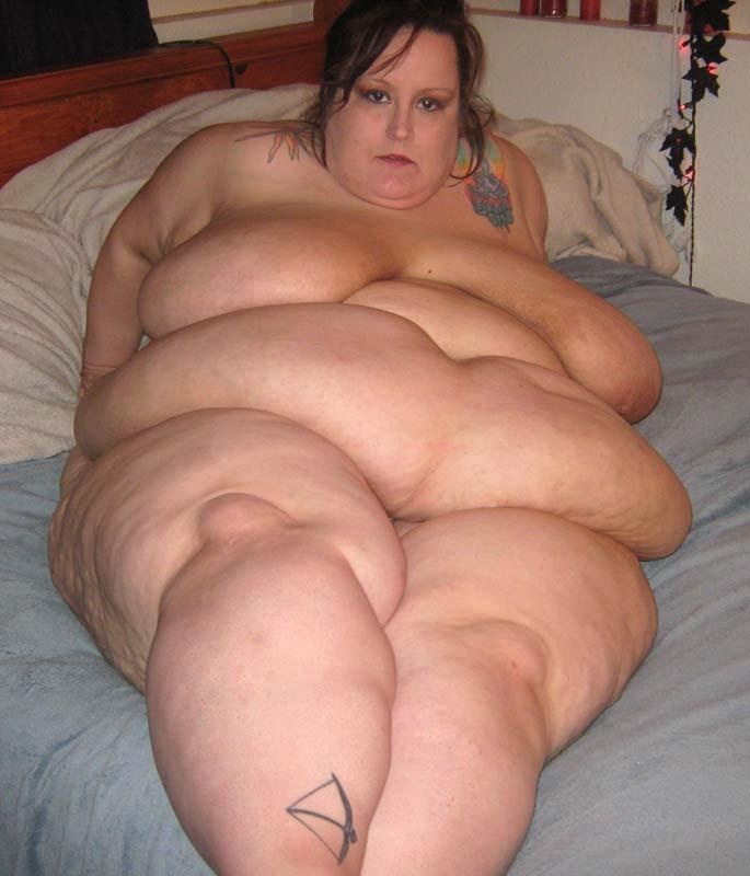 Naked fat woman